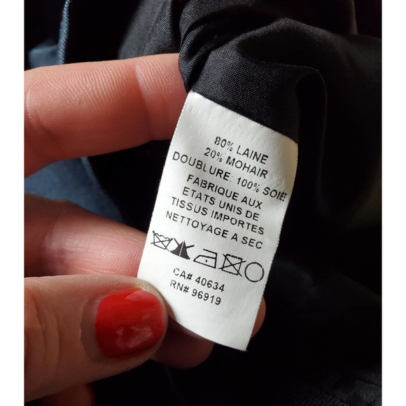 Marc Jacobs 6 Dress Pants Women Wool Career Work Designer Business Navy Blue - Picture 11 of 11